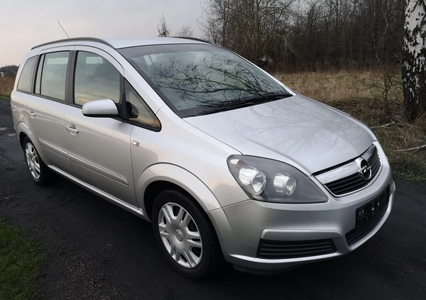 Opel Zafira cena 13900 przebieg: 243000, rok produkcji 2007 z Ryki małe 781